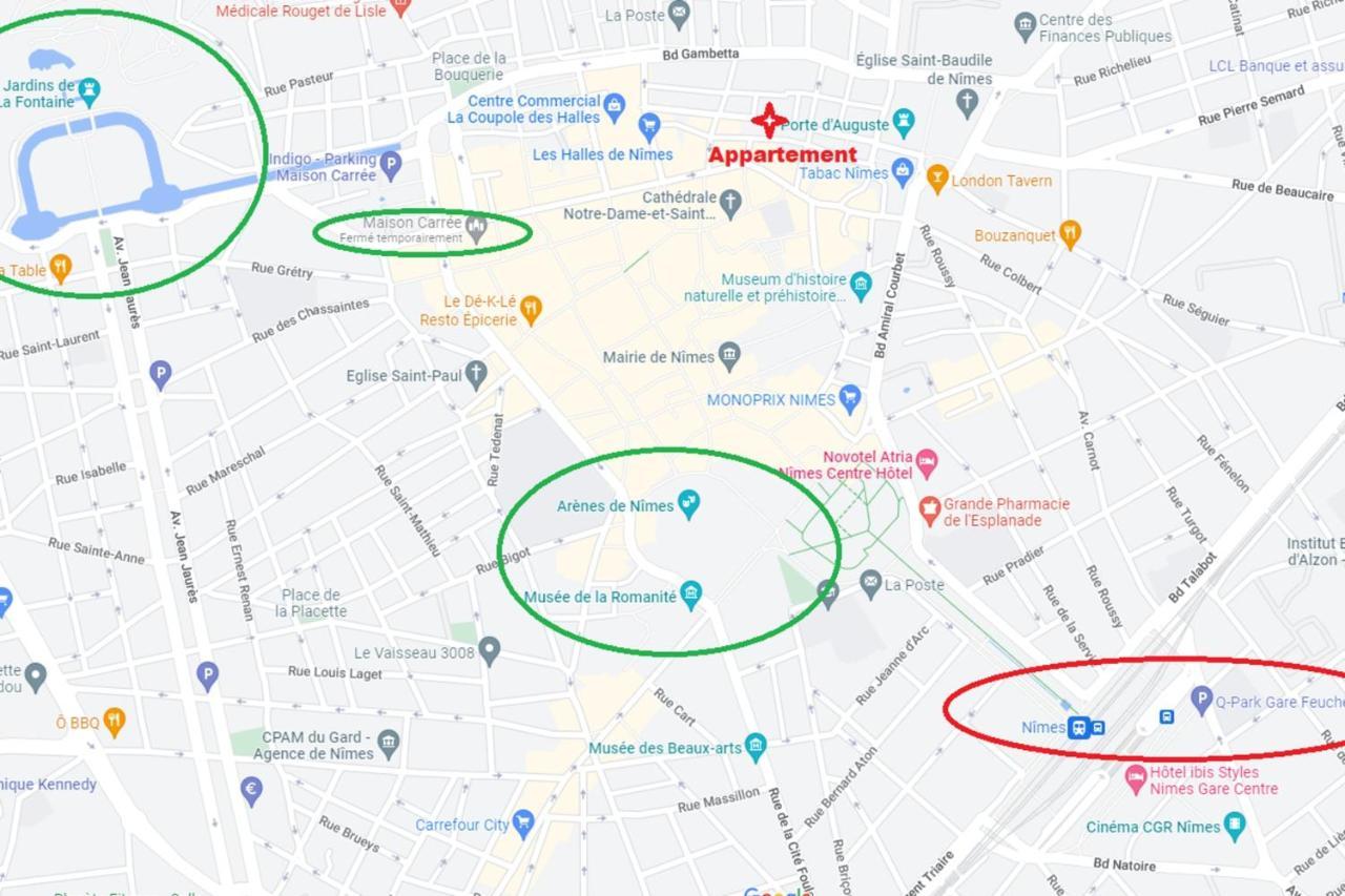 L'Exception Apartment Nimes Bagian luar foto
